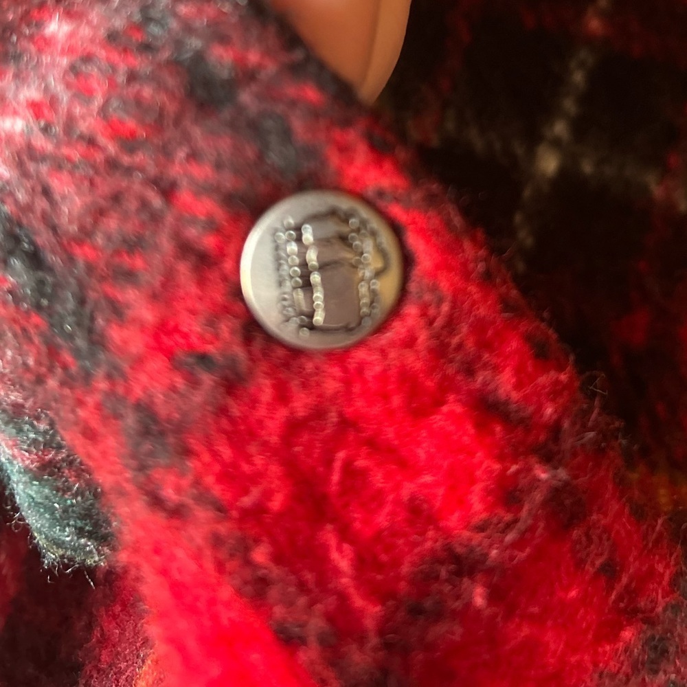 Tennessee Woolen Mills Wearable Blanket Wrap Snap Plaid Stadium Robe Snuggle USA - Picture 3 of 13